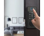 5 in 1 Electronic Smart Door Lock Touch Bluetooth Fingerprint Door Lock Home Security Lock