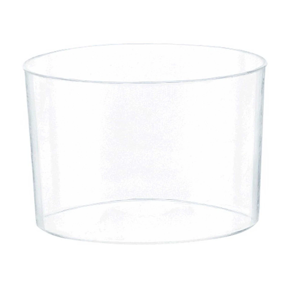 Mini Catering Round Bowls Clear Plastic 40 Pack