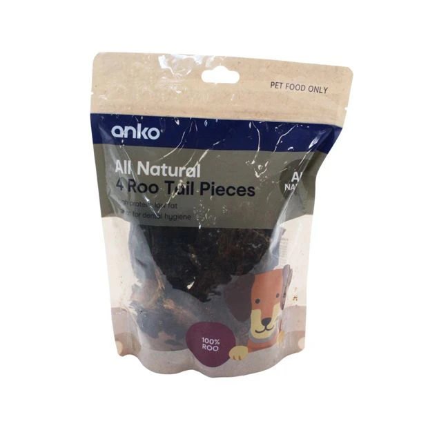 Pet Treat Roo Tail Pieces, 4 Pack - Anko