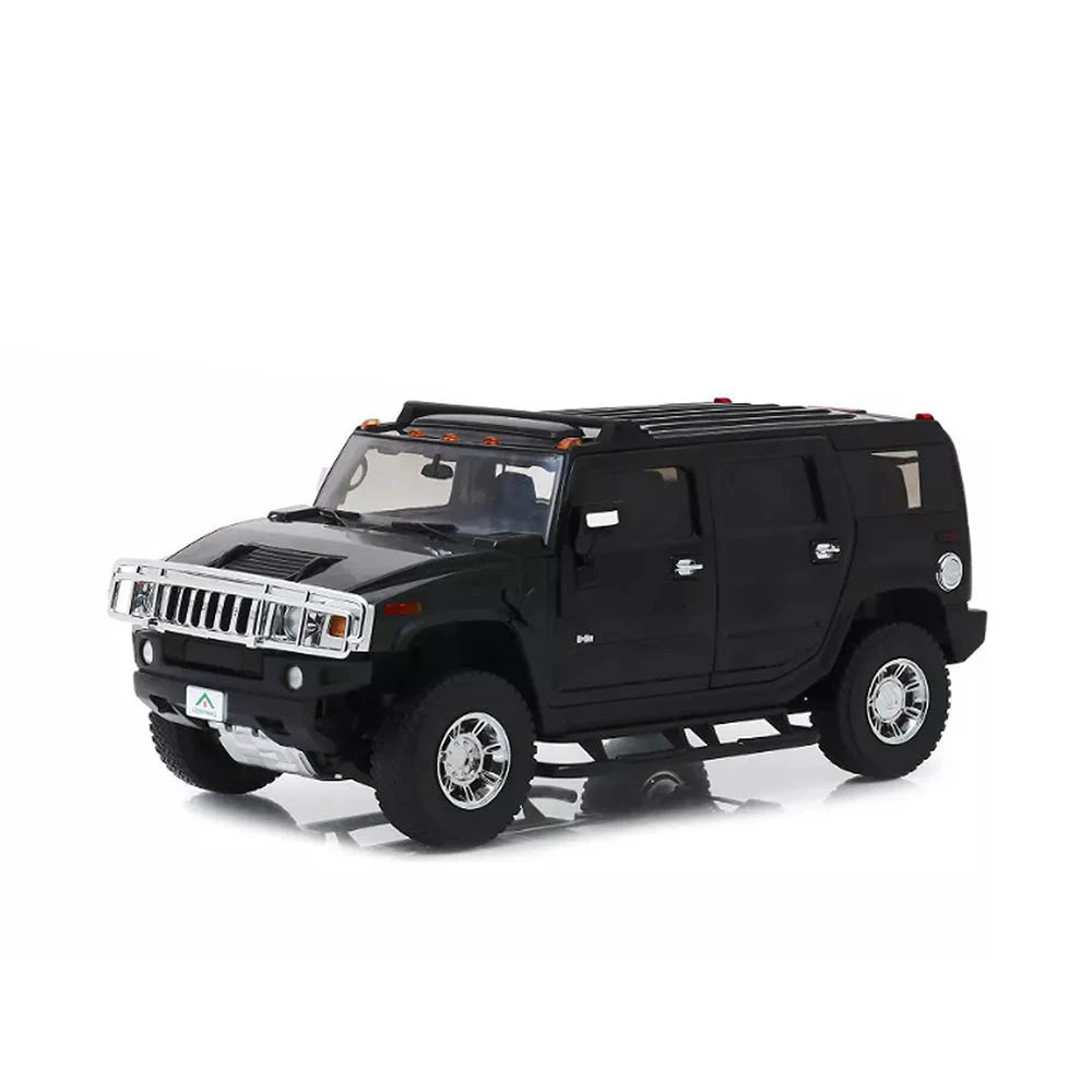 Greenlight Licensed 1:18 Scale NCIS 2006 Hummer H2 Movie Diecast Model Car Black