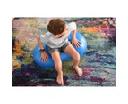 Kaper Kidz Peanut Balance Ball Inflatable Play Toy 90cm Blue Kids/Children 12m+