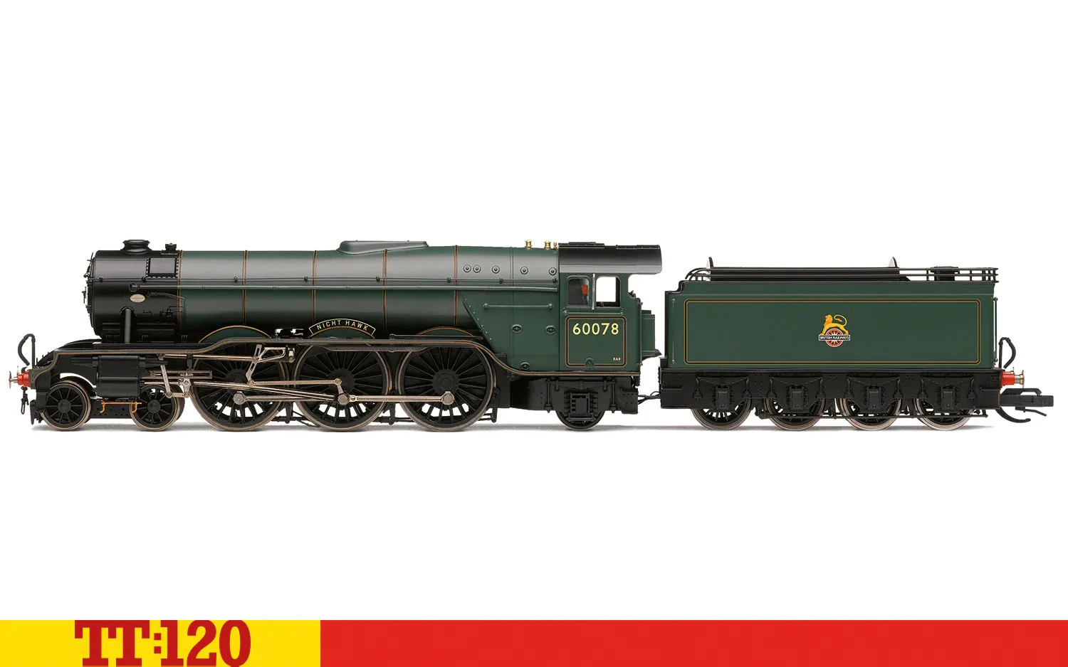 Hornby TT BR Class A3 4-6-2 60078 Night Hawk  Era 4 Locomotive