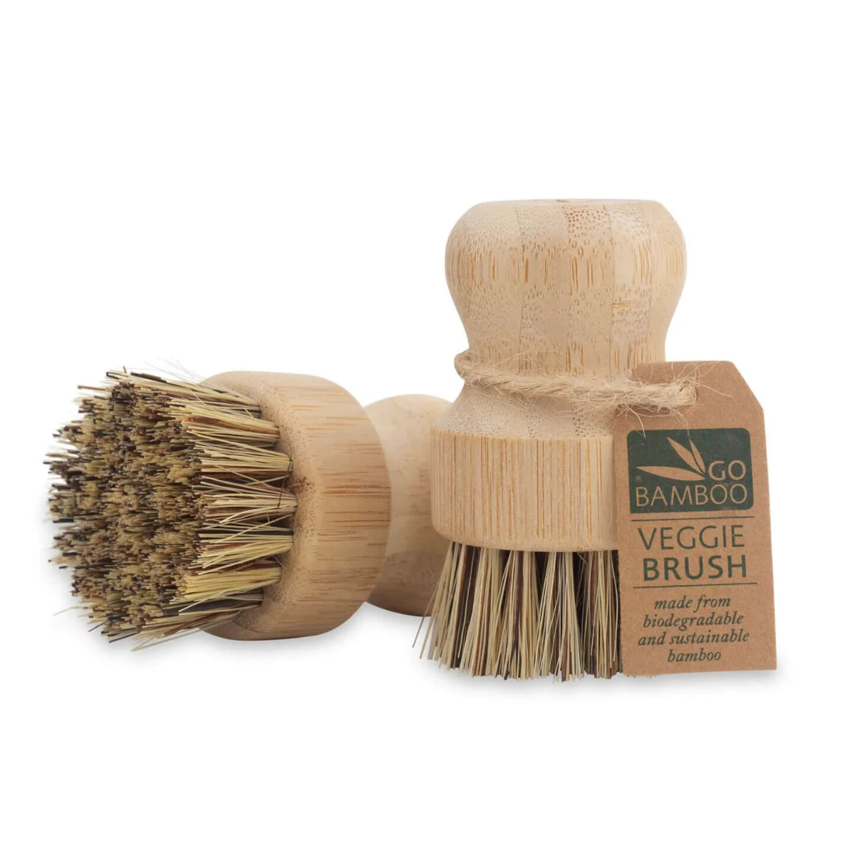 Go Bamboo Biodegradable Veggie Brush - Go Bamboo