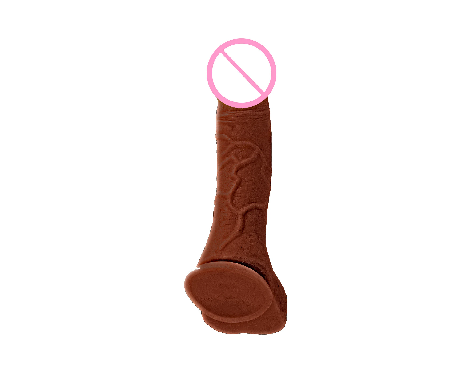 Women Anal Dilator Prostate Massgaer Plug Adult Sex Toy with Strong Suction Cup-Brown