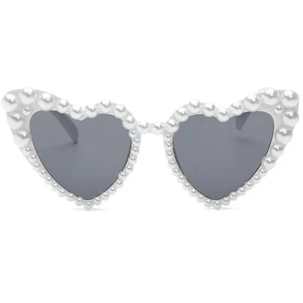 Love Heart Shaped Sunglasses Pearl Party Glasses Hens Night Festival Accessories