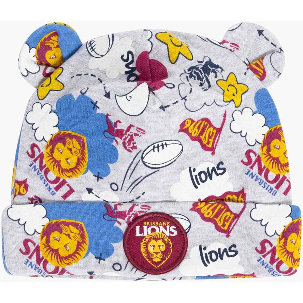 Brisbane Lions Baby Cloud Beanie