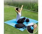 Ultralight Extra Large Picnic Mat Waterproof Ground Mattress for Outdoor Sky Blue