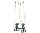 Plastic Duo Back to Back Swing Seat - Green