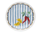Porto Cucina 30cm Porcelain Food/Snack Serving Dish Platter Tableware Round