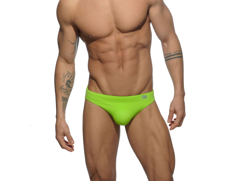 Addicted Basic AD Swim Brief ADS097 Lemon Green