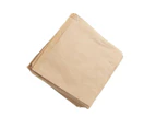 500 x BROWN PAPER FAST FOOD TAKEAWAY BAGS No4 Square 270x270mm Craft Paper Bag