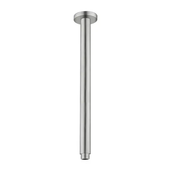 ROUND Ceiling arm 300mm length - Brushed Nickel