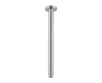 ROUND Ceiling arm 300mm length - Brushed Nickel