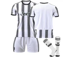 Soccer Jerseys Custom Bianconeri Serie A Juventus 202223 Home Men's Soccer T-shirts Jersey Set Kids Youths