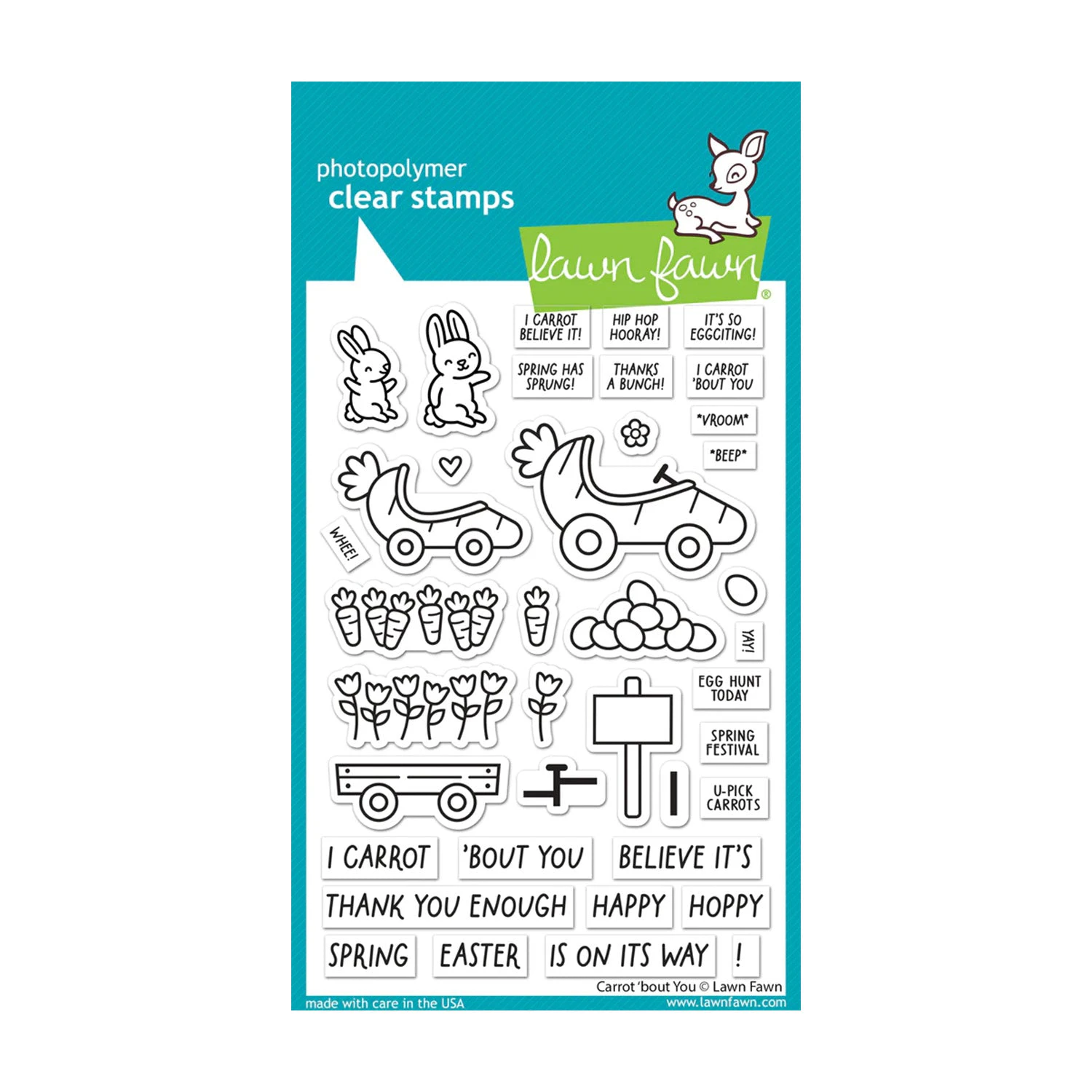 Lawn Fawn Clear Stamp Set - Carrot 'Bout You*