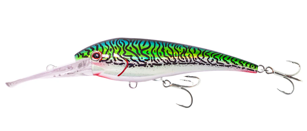 Nomad Design DTX Minnow 140mm Floating Hard Body Fishing Lure #Silver Green Mackerel