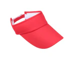 Summer Unisex Polyester Outdoor Sports Anti-UV Cap Hat Breathable Sunhat White