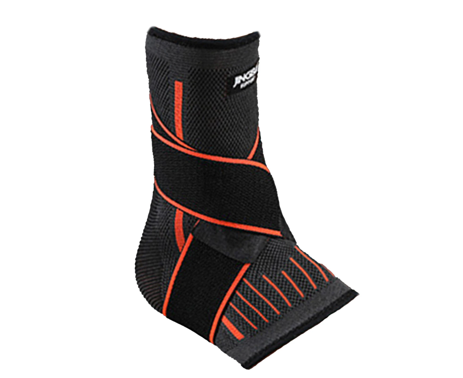 1Pc Ankle Brace Elastic Pain Relief Nylon Premium Ankle Compression Socks for Exercise Orange