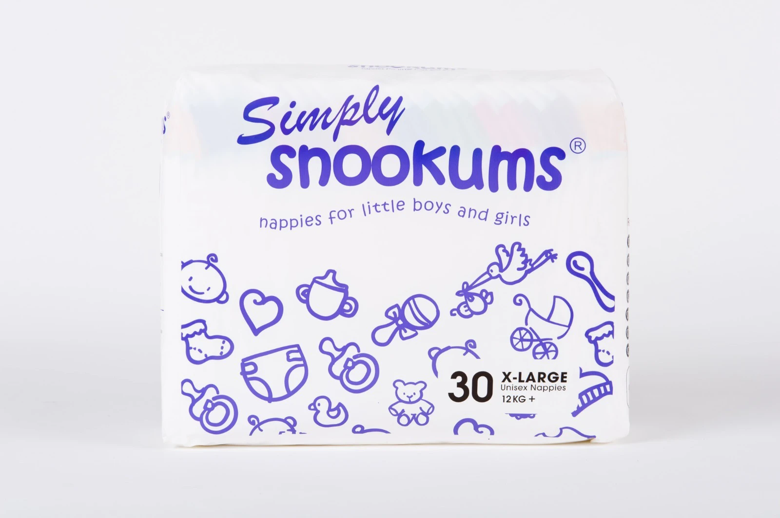 Simply Snookums Extra Large 12+KG Pack of 30's