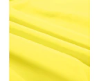 1000TC Wrap Around Elastic Fitted Sheet Set Double Queen King Super King Size Bed - Yellow