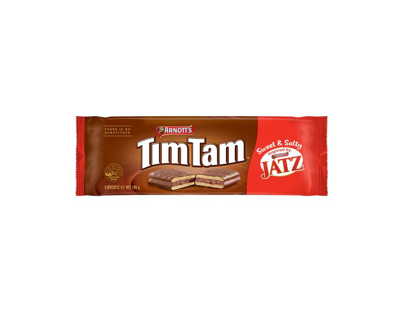 Arnotts Tim Tam Jatz Chocolate Biscuits 165g