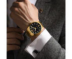 CURREN   Luxury Brand Wristwatches for Men's Stainless Steel Band Quartz Watch Simple Businss Clock with Luminous Hands