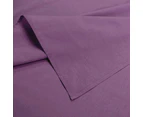 4 Piece Cotton Fitted Bed Sheet 620 Thread Count - Purple