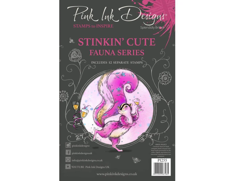 Pink Ink Stinkin' Cute Stamp Set