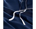 Ultra Soft Microfiber Doona Cover Bedding Set 1000TC - Navy Blue