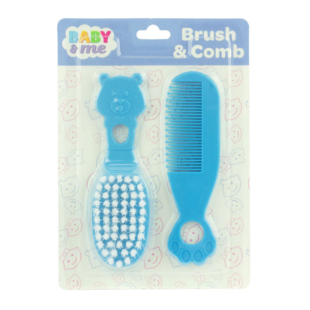 Baby & Me Baby Brush And Comb Set Blue