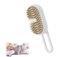 3-in-1 Pet Spray Comb Dog Cat Hair Brush Massage Comb for Removing Tangled Hair White