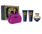 Versace Dylan Blue Pour Femme EDP 100ml 4 Piece Gift Set