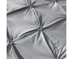 Diamond Pintuck Duvet Doona Quilt Cover Set Single Queen King Size Bed Supersoft - Design 7