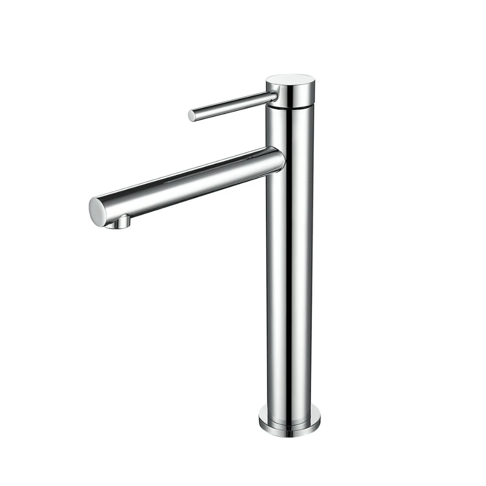 FONTAINE Rosa F-1038CHR Basin Mixer Tap - Tall - Chrome