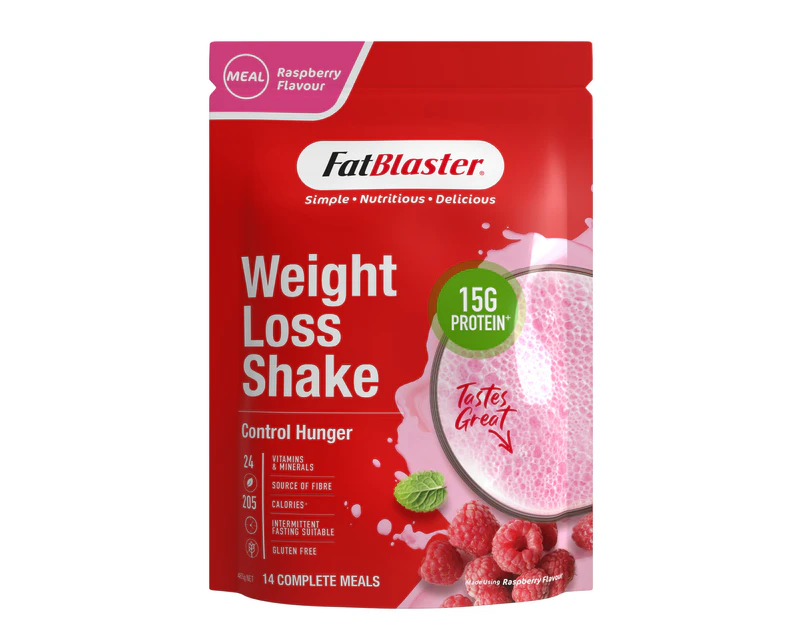 FatBlaster Weight Loss Shake Raspberry 465g