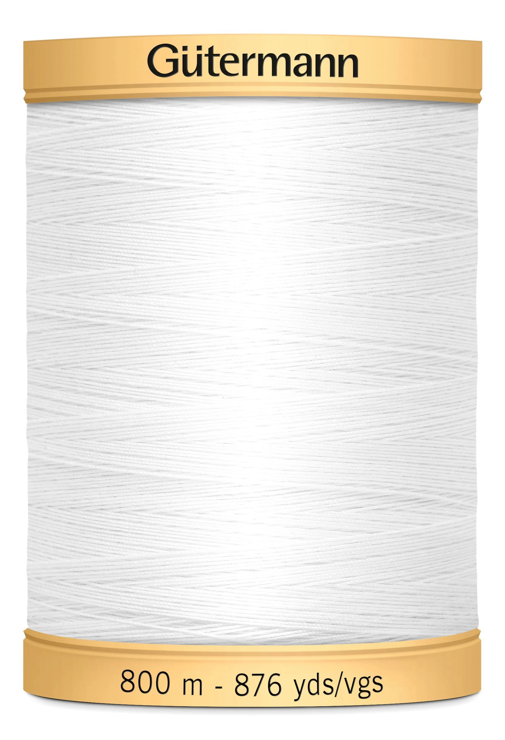 Gutermann Cotton Thread, 800m (876yds) #5709 WHITE