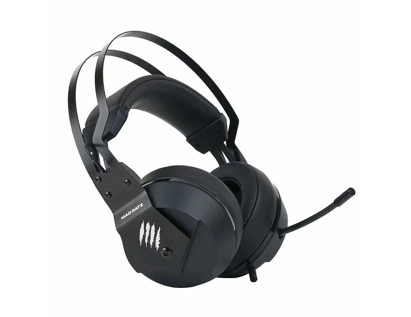 Mad Catz F.R.E.Q. 2 Gamer/Gaming Stereo Over Ear Wired Headset w/3.5mm AUX Black