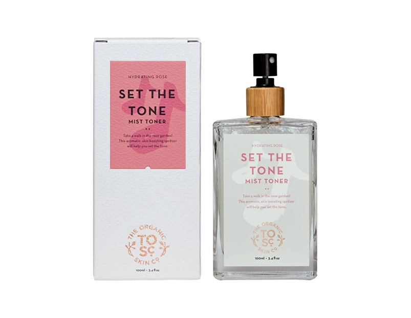 The Organic Skin Co Organic Set The Tone Mist Toner Hydrating Rose 100ml