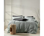 MyHouse  Jersey Quilt Cover Set - Grey - Queen