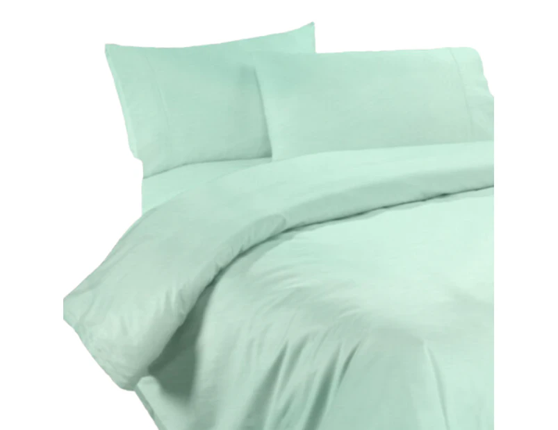 2000TC Bamboo Cooling Hypo-Allergenic Breathable Quilt Cover Set - Aqua