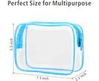 Clear Toiletry Bag,3 Pack Toiletry Bag Quart Size Bag,Travel Makeup Bag