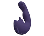 Shots Vive Yumi Triple Action G-Spot Finger Motion Vibrating & Flickering Tongue Stimulator - Purple