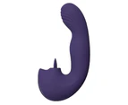 Shots Vive Yumi Triple Action G-Spot Finger Motion Vibrating & Flickering Tongue Stimulator - Purple