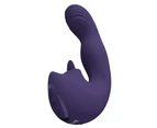 Shots Vive Yumi Triple Action G-Spot Finger Motion Vibrating & Flickering Tongue Stimulator - Purple