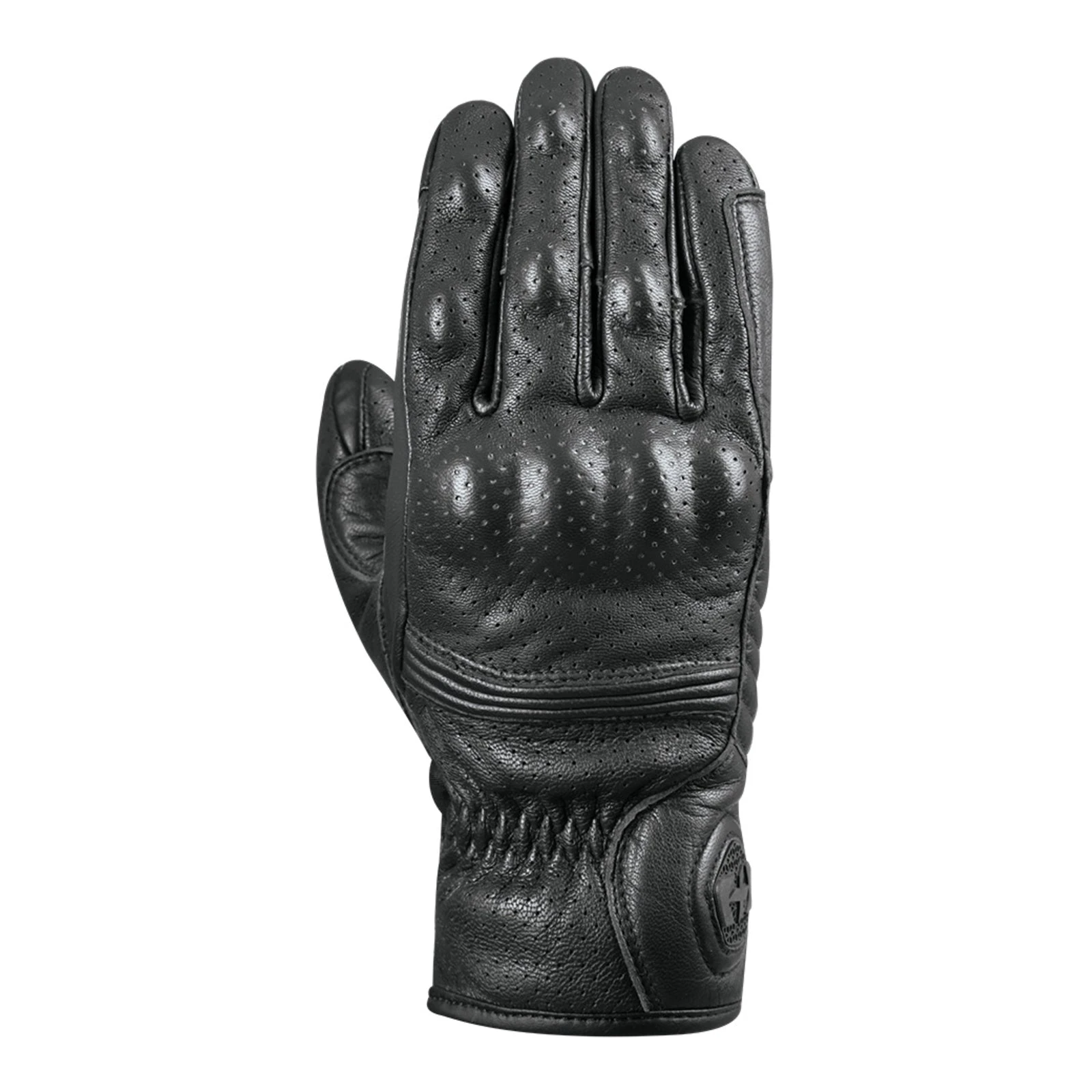 Oxford Tucson Vented Leather Mens Motorcycle Gloves Black XL