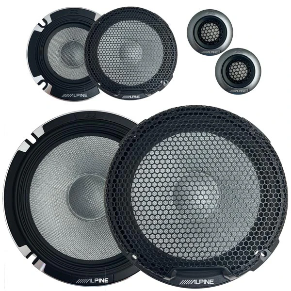 Alpine R2-S653 6.5" 300W 3-Way Component Speakers