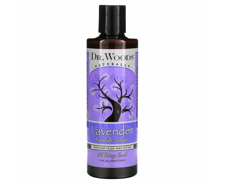 Lavender Castile Soap with Fair Trade Shea Butter, 8 fl oz (236 ml)