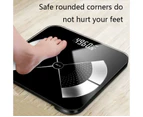 Home Weight Scale Accurate Healthy Body Fat Scale, Size: 28x28cm(Battery Version Black)