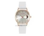 Women Fashion White Watch Quartz Leather Ladies Wristwatches 2022 Hot Selling Brand Simple Number Dial Woman Clock Montre Femme