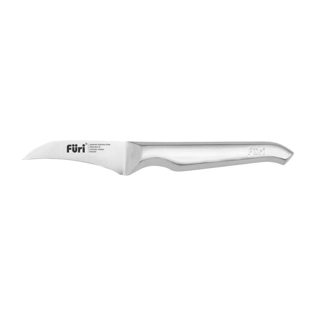 Furi Pro Japanese Steel Peeling Knife/Paring Reverse-Wedge Silver 7.5cm Blade